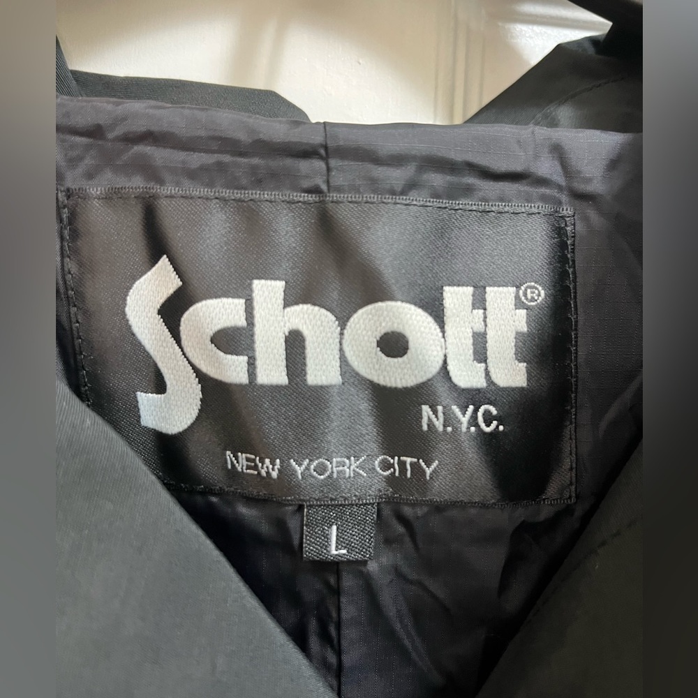 SCHOTT NYC - Waterproof Longline Raincoat | Size L |